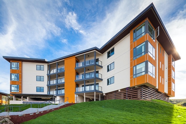 Exterior view of AIMCO apartments