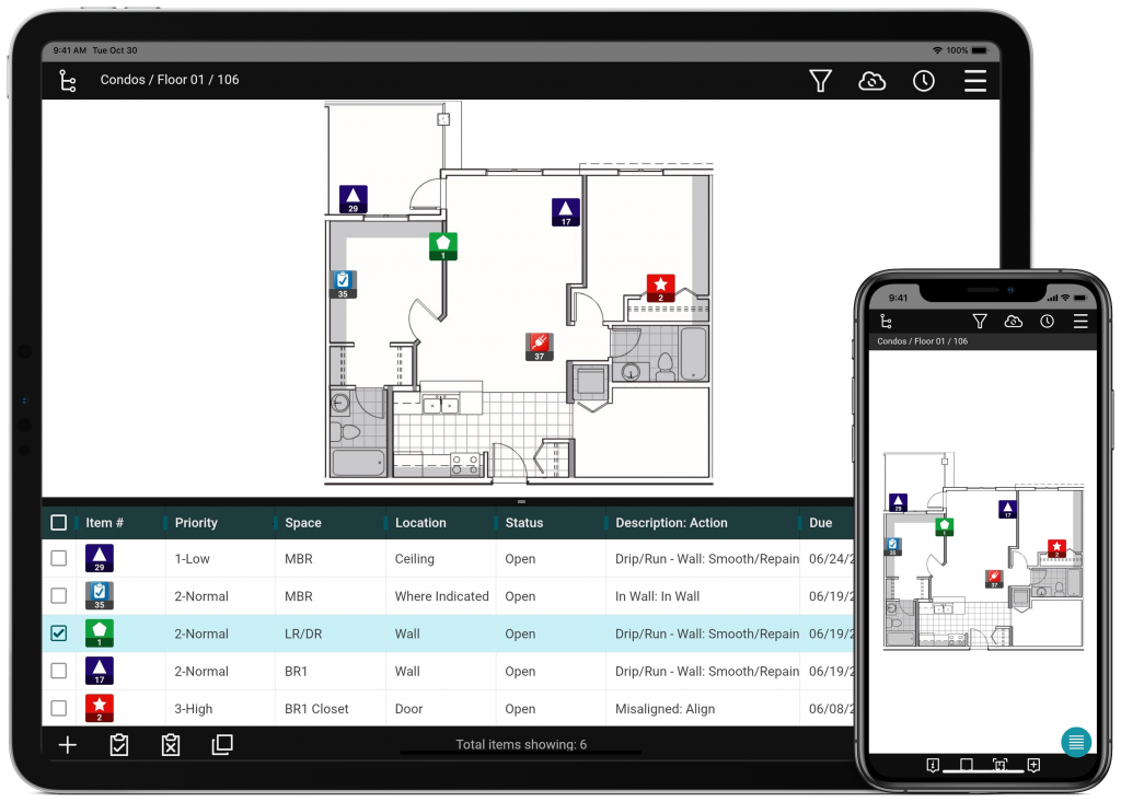punch list app for tablets and smartphones