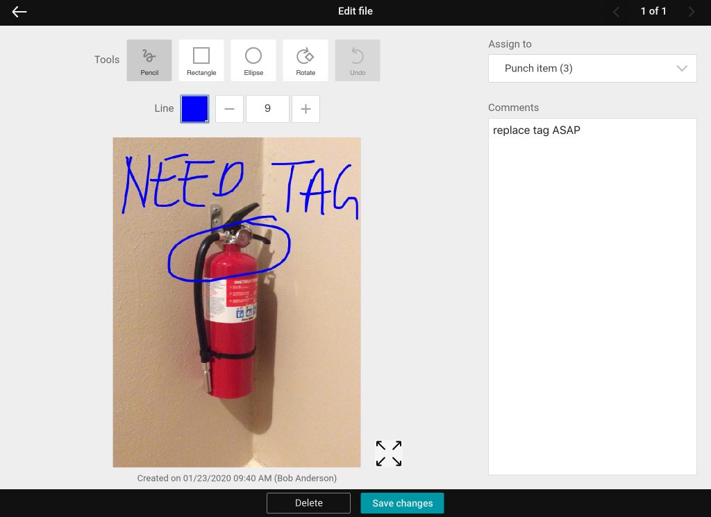 photo of safety issue